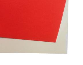 Pk.50 Plgs Cart.rojo/Blco 240Gr 65X56Cm