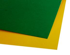 Cartulina Dos Tonos Amarillo-Esmeralda