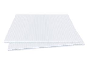 Lamina Coroplast Tipo Panal Blanca 4X8 Pies