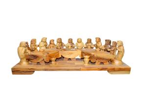 Ultima Cena Peq.madera Olivo