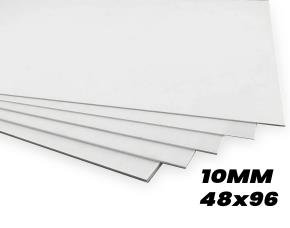 LAMINA PVC BLANCA 10MM 48X96