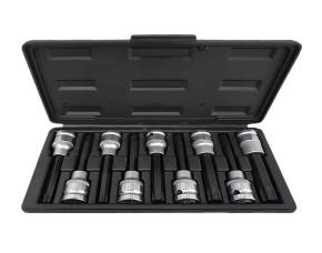 Set 9 Pzs Dado  Torx Prof.100Mm (L)