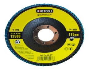 Disco Lija Flap P/Metal 115Mm #100 Uyu