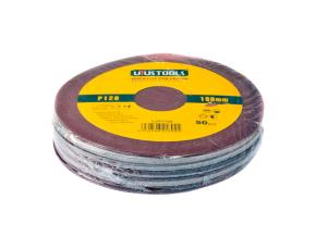 Paquete 50 Pzs Disco Lija Con Velcro 125Mm #120 Uyu