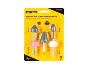 Set 5 Pzs Piedra P/Taladro Grande Uyus