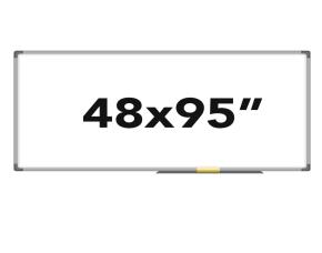 PIZARRA BLANCA ACRILICA P.MARC.BORR.48X95