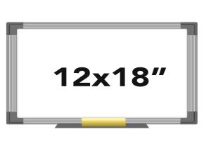 Pizarra Blanca Acrilica P.marc.borr.12X18