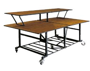 Mesa Bufete Movil 1.83X0.4M - Top 1.83X0.76M