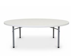 Mesa Redonda Plegable C/Tubo 1.8Mts X Alto 76Cm (Table-1.8)