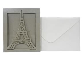 Pqt De 10 Invitacion  Color Plata