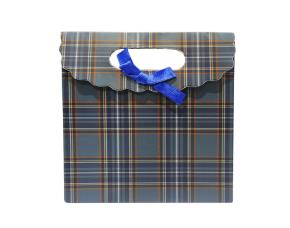 Bolsa Regalo Pequeña Cuadriculada