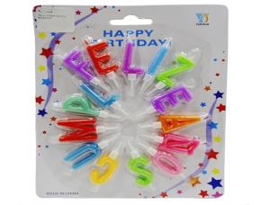 Vela Letras Feliz Cumpleaños