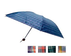 Sombrilla 55¨Con Cuadros De Colores