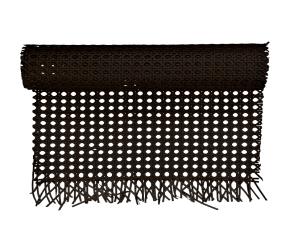 Pie De Rattan Sintetico Negro 18\