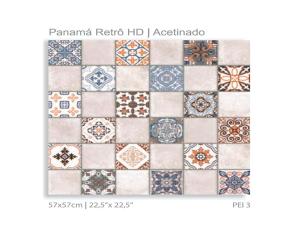 Cja. 2.62M2 Ceramica  (Pei4) 57X57Cms 8Pzs Panama Retro Hd