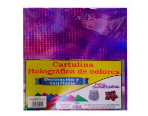 Plg.cart.hologr.morado 50X70Cm