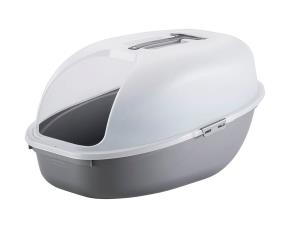 Arenero Para Gato Gris Metalizado (Desc)